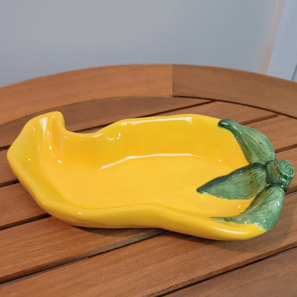 Bella Casa by‎ Ganz Yellow Pepper Dipping Bowl Salsa Queso Guacamole Replacement